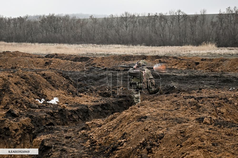 Live fire exercise of 110th Territorial Defence Brigade in Zaporizhzhia direction