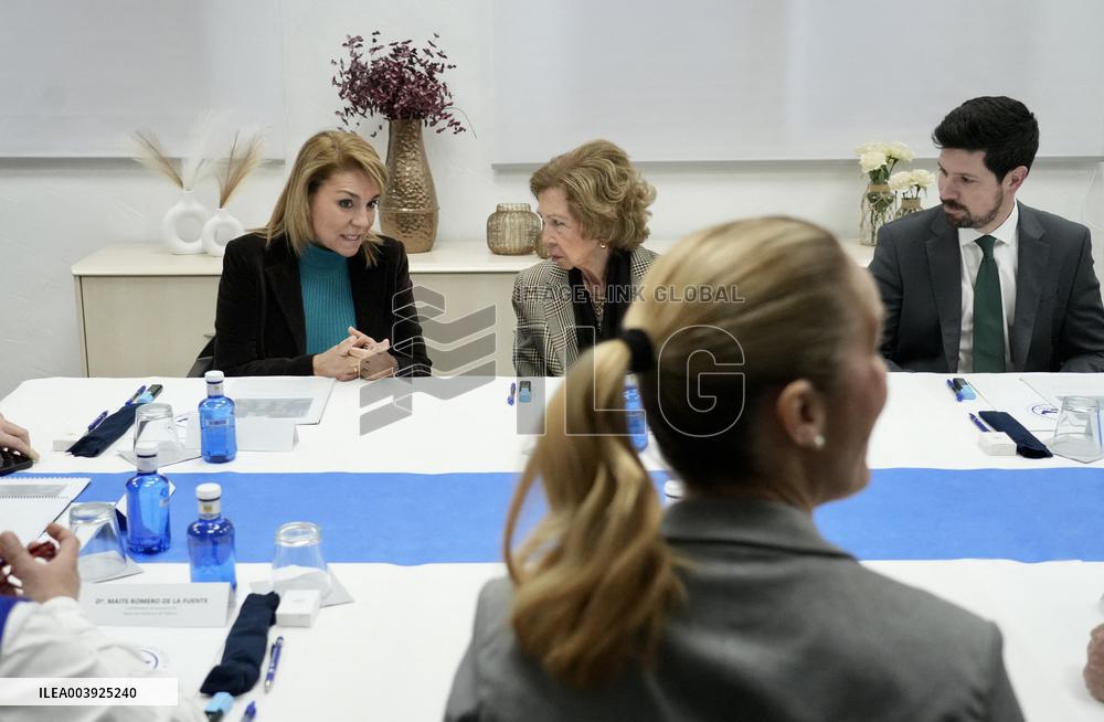 Queen Sofia Visits The Food Bank - Valencia