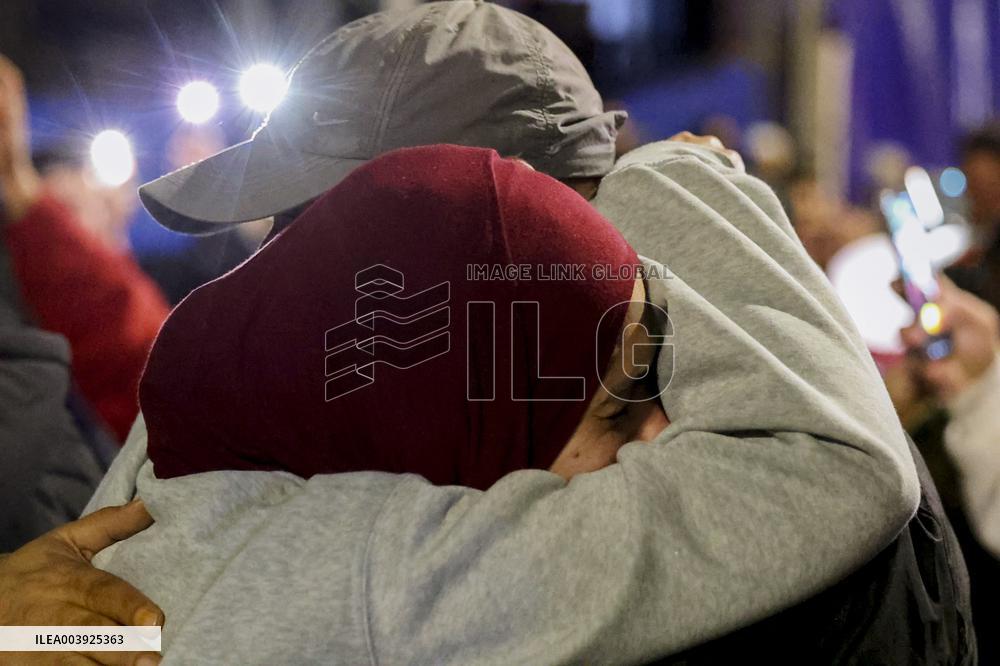 90 Prisoners Released by Israel - West Bank