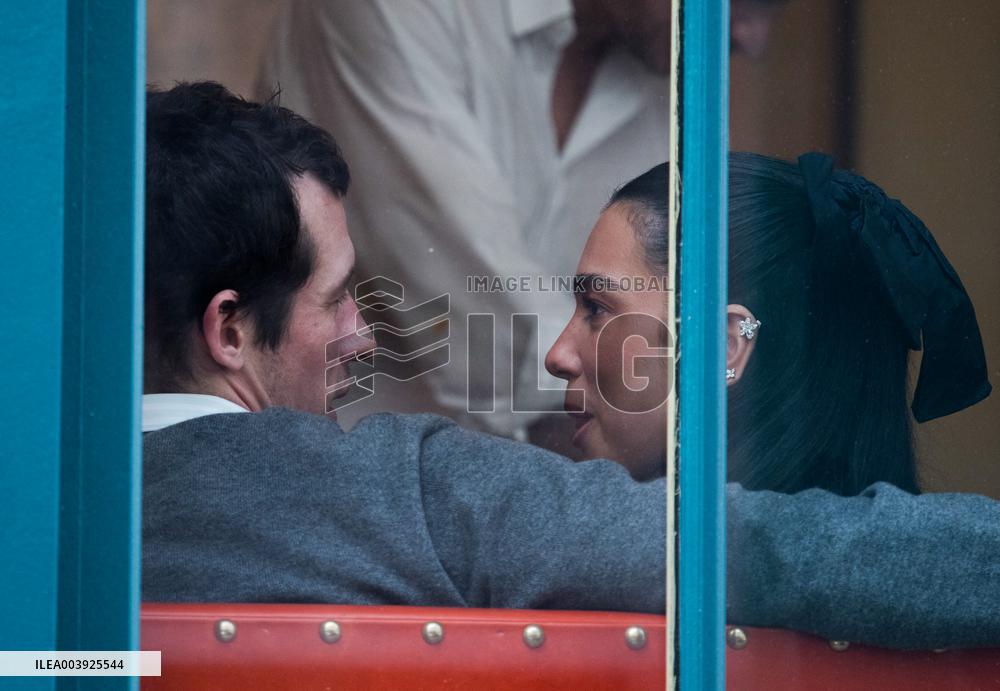 Dua Lipa and Callum Turner Enjoy a Romantic Lunch - Paris