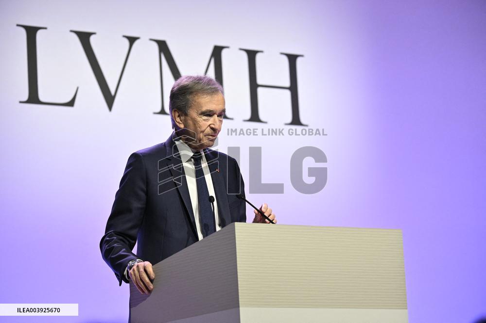 Luxury Group LVMH Group's 2024 Annual Results - Paris
