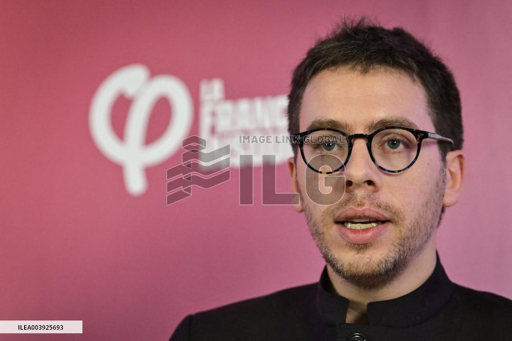 La France Insoumise presser in Paris FA