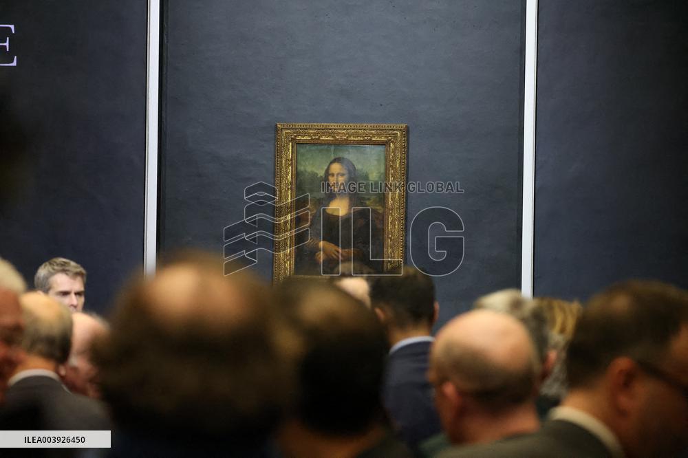 Emmanuel Macron At Louvre Museum - Paris