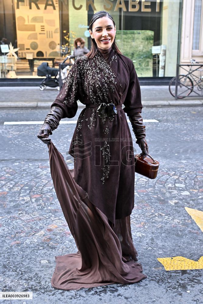 PFW Haute Couture Stephane Rolland Outside Arrivals JR