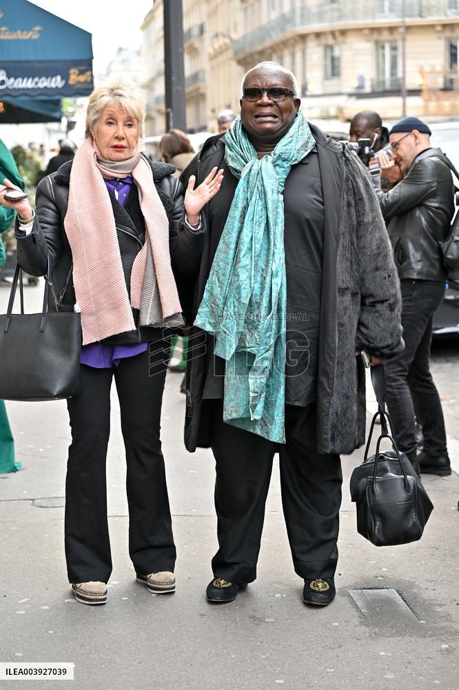 PFW Haute Couture Stephane Rolland Outside Arrivals JR