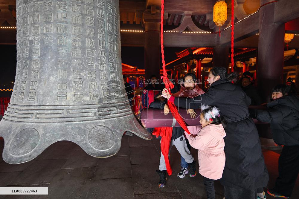 Chinese Celebrate lunar New Year in Suqian