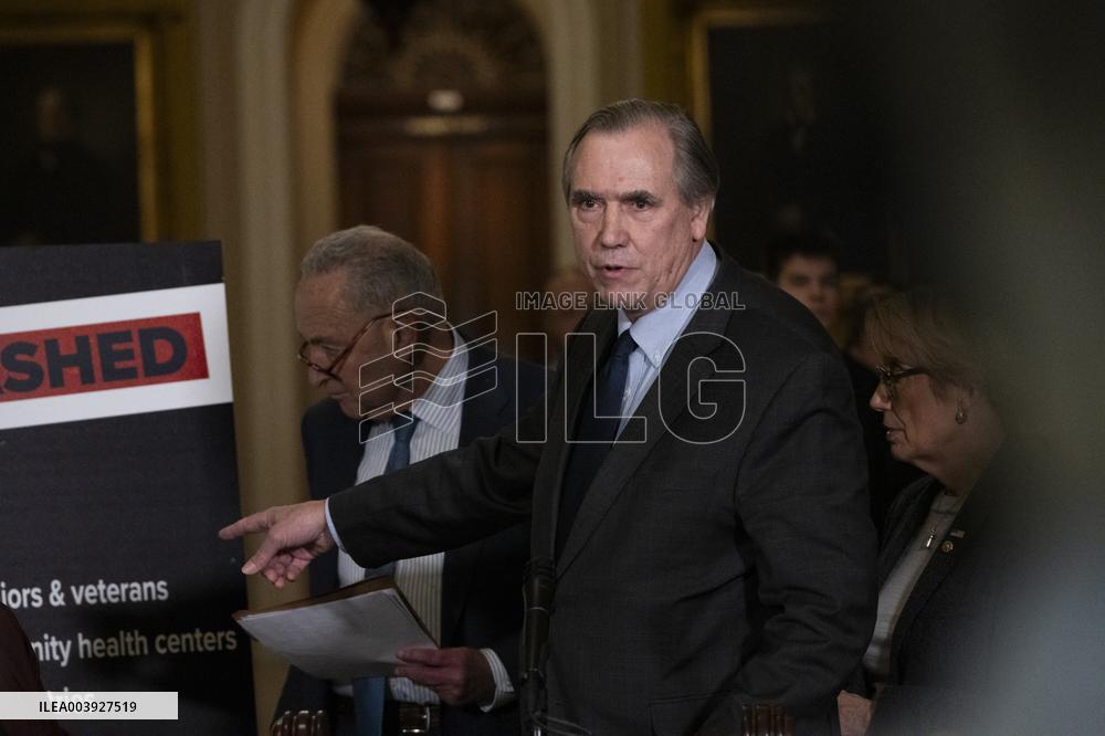 US Senate Democrat Policy Luncheon Press Conference