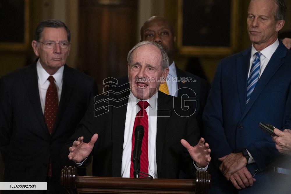 US Senate GOPPolicy Luncheon Press Conference