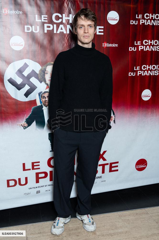 Premiere Le choix du pianiste - Paris AJ