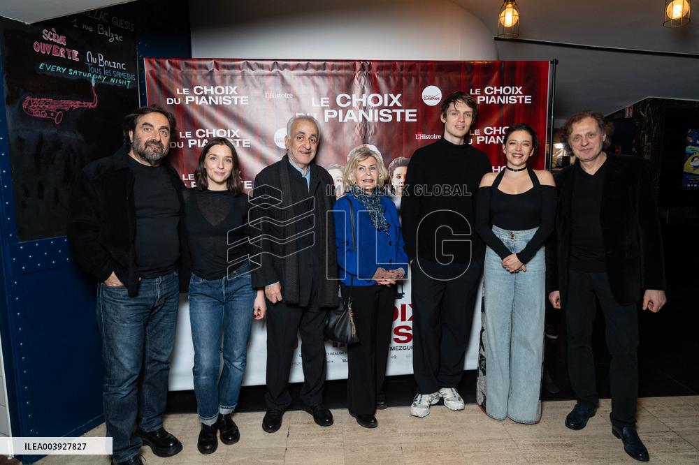 Premiere Le choix du pianiste - Paris AJ