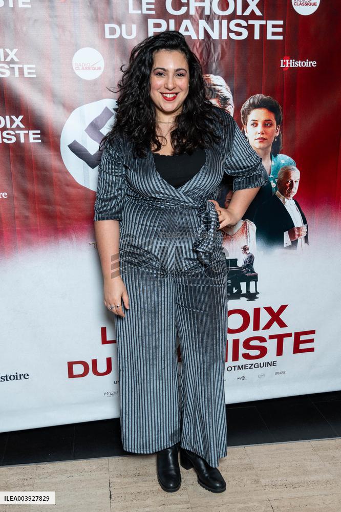 Premiere Le choix du pianiste - Paris AJ