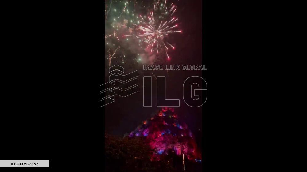 China: Fireworks Light Up Night Sky To Celebrate 2025 Lunar New Year Of The Snake