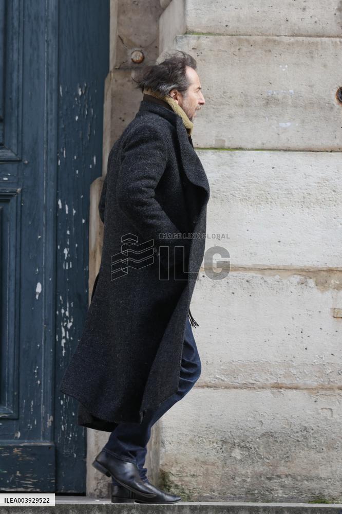 Bertrand Blier Funeral - Paris