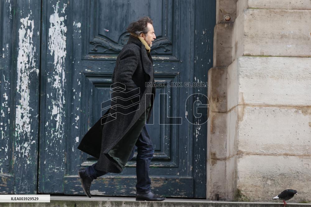 Bertrand Blier Funeral - Paris