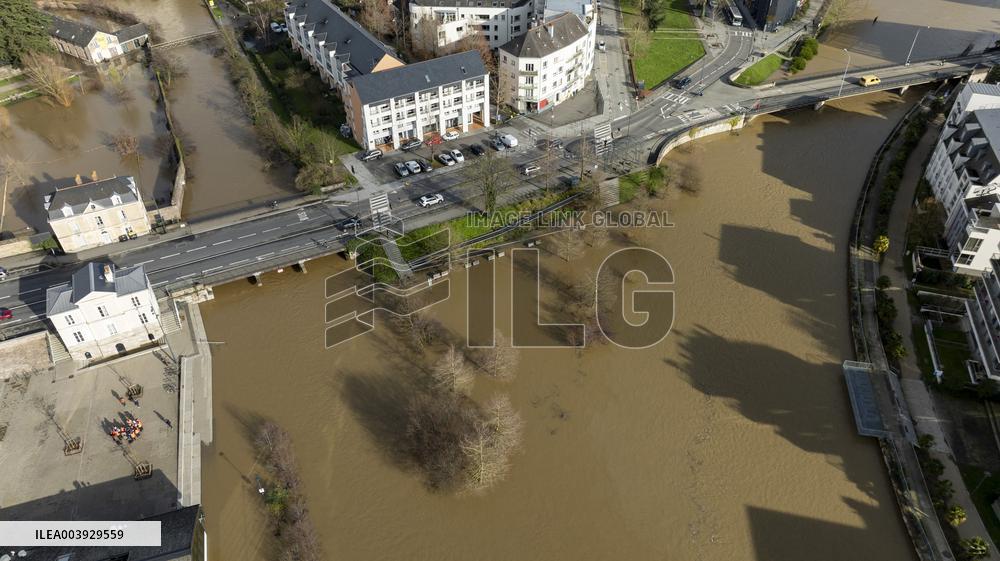 Historic Flooding in Ile Et Vilaine - France