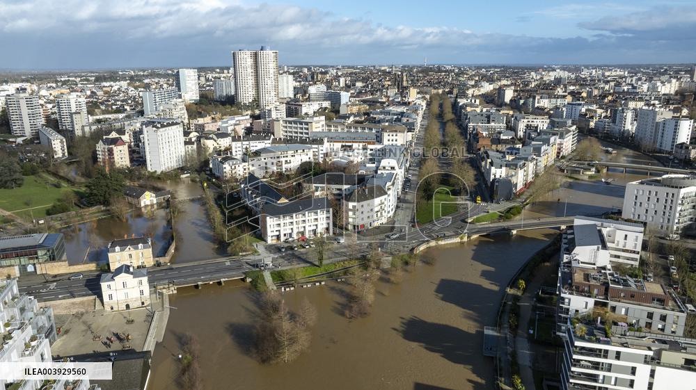 Historic Flooding in Ile Et Vilaine - France