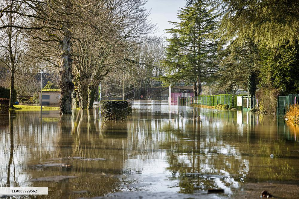 Historic Flooding in Ile Et Vilaine - France
