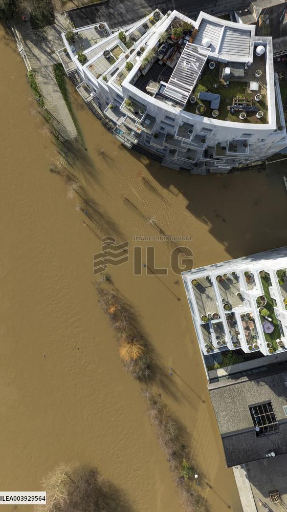 Historic Flooding in Ile Et Vilaine - France