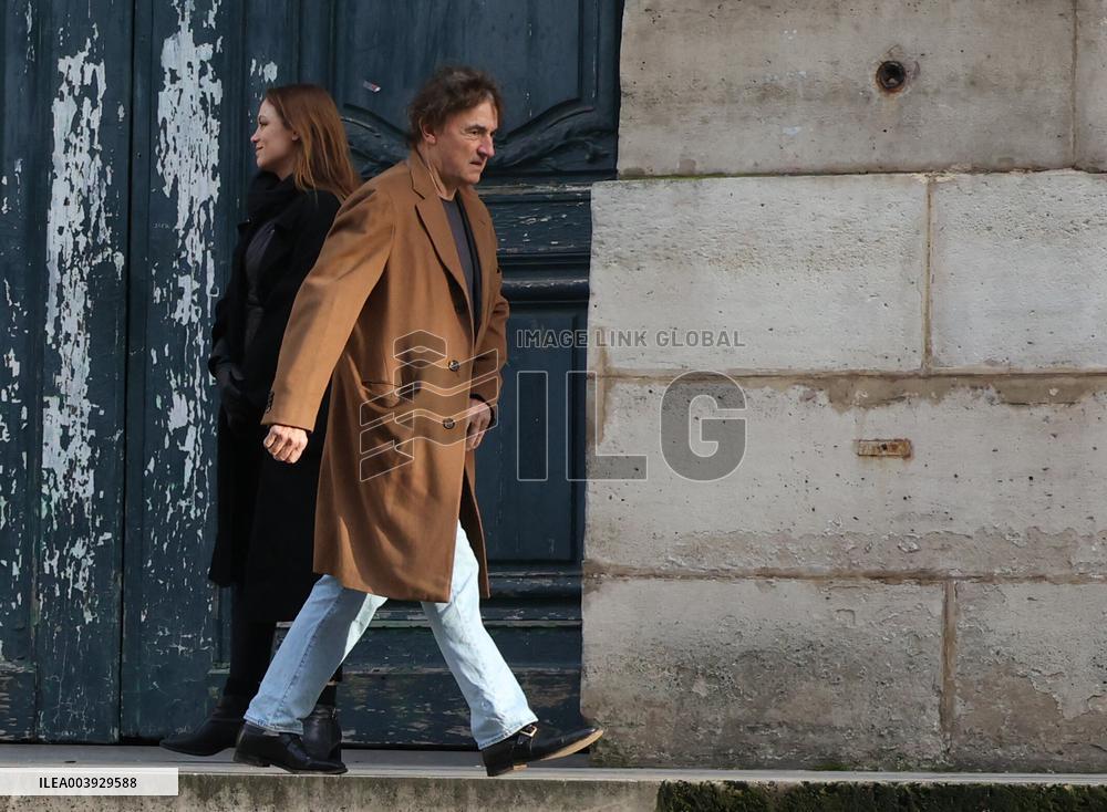 Bertrand Blier Funeral - Paris
