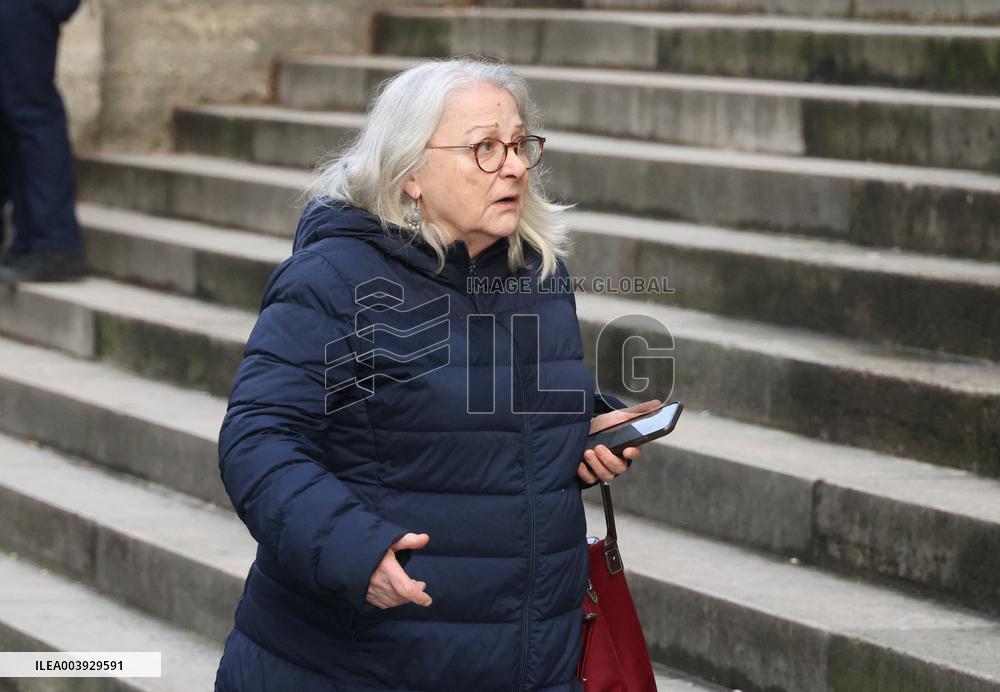Bertrand Blier Funeral - Paris
