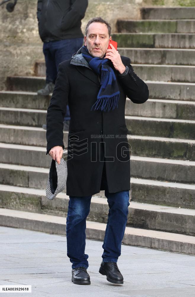 Bertrand Blier Funeral - Paris