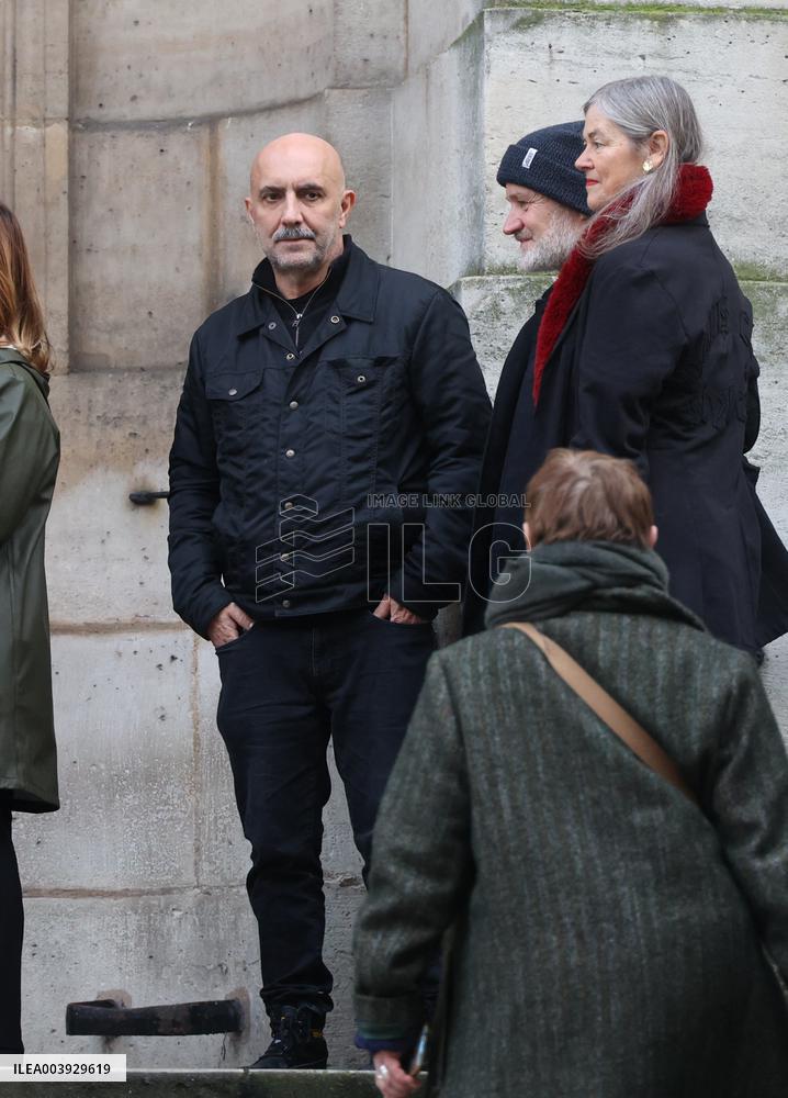 Bertrand Blier Funeral - Paris
