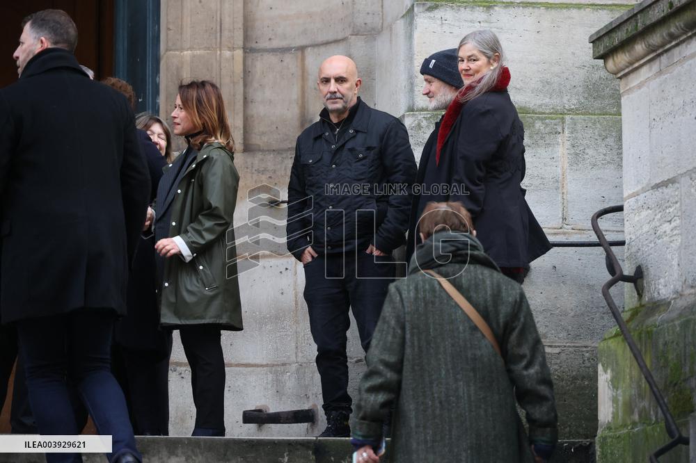 Bertrand Blier Funeral - Paris