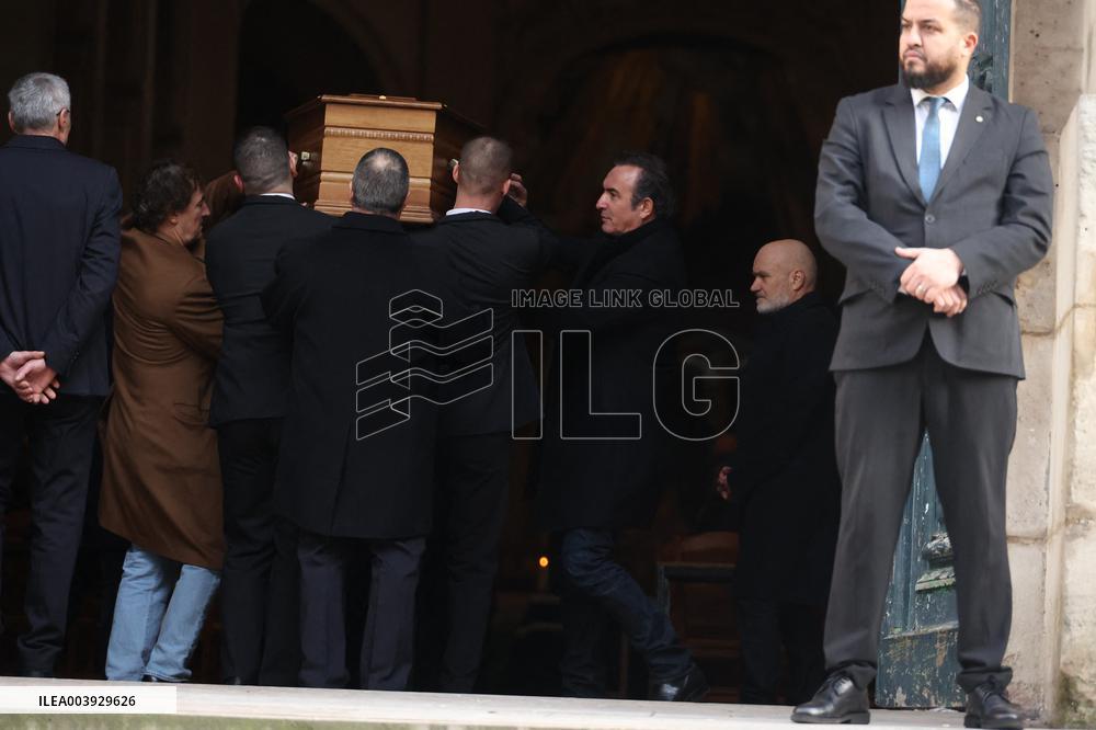 Bertrand Blier Funeral - Paris