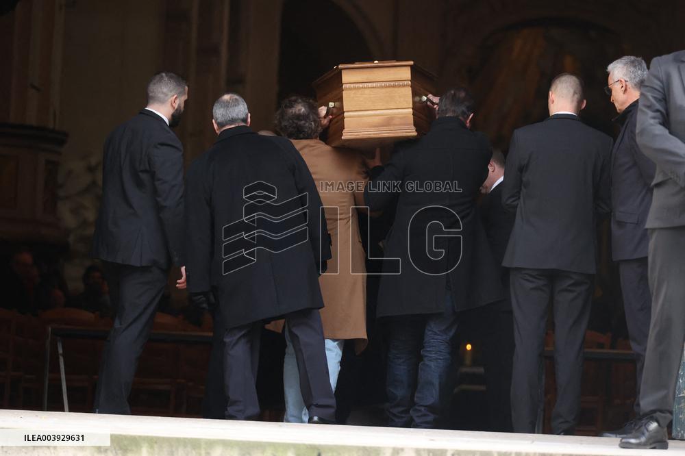 Bertrand Blier Funeral - Paris