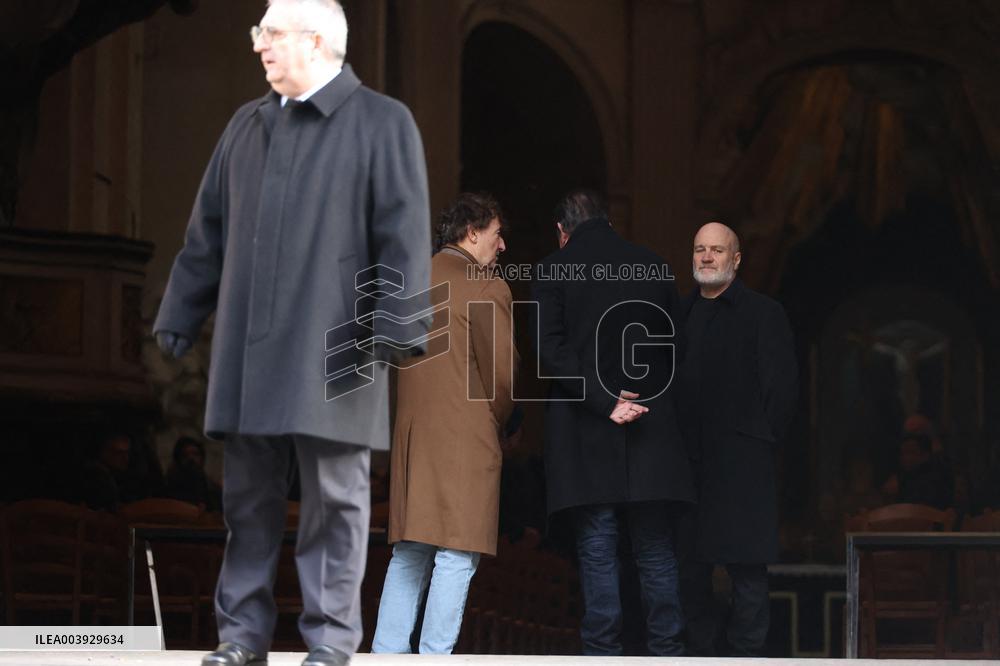 Bertrand Blier Funeral - Paris