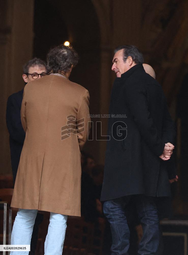 Bertrand Blier Funeral - Paris