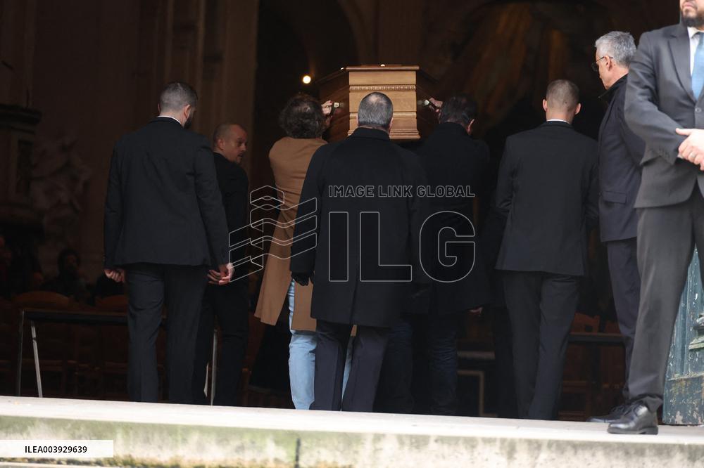 Bertrand Blier Funeral - Paris