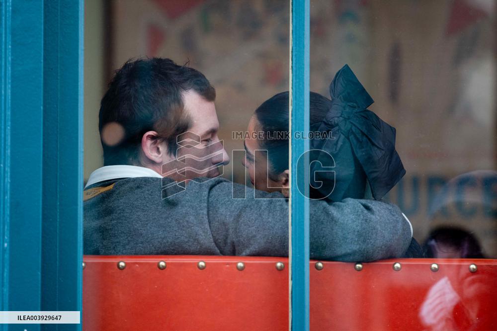 Dua Lipa and Callum Turner Enjoy a Romantic Lunch - Paris