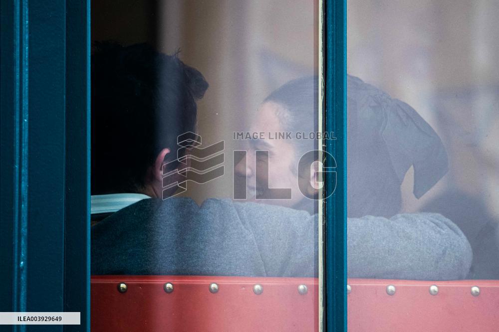 Dua Lipa and Callum Turner Enjoy a Romantic Lunch - Paris