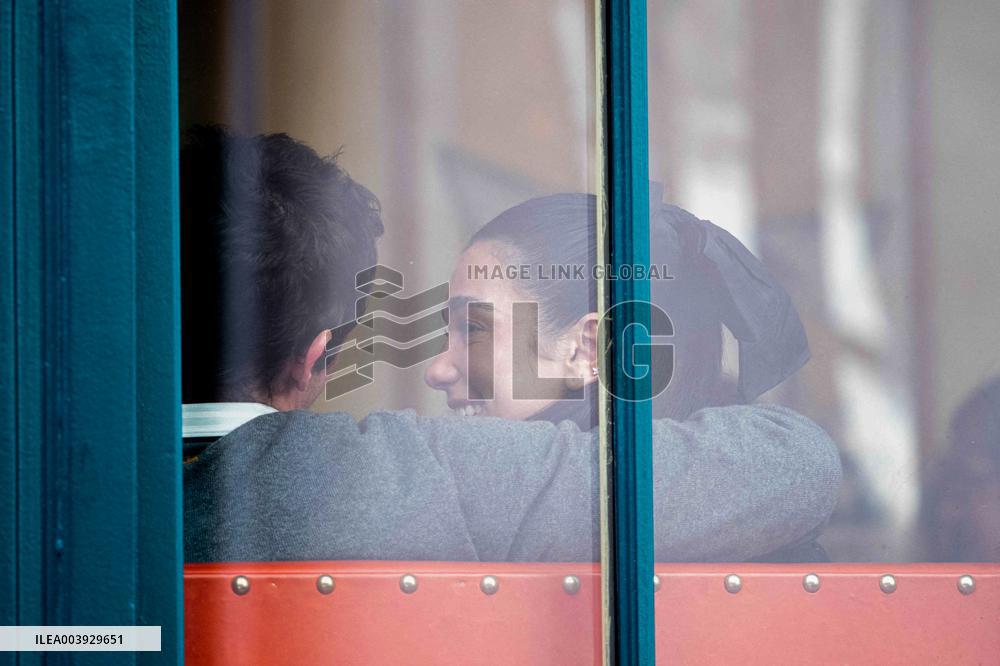 Dua Lipa and Callum Turner Enjoy a Romantic Lunch - Paris