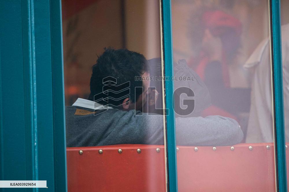 Dua Lipa and Callum Turner Enjoy a Romantic Lunch - Paris