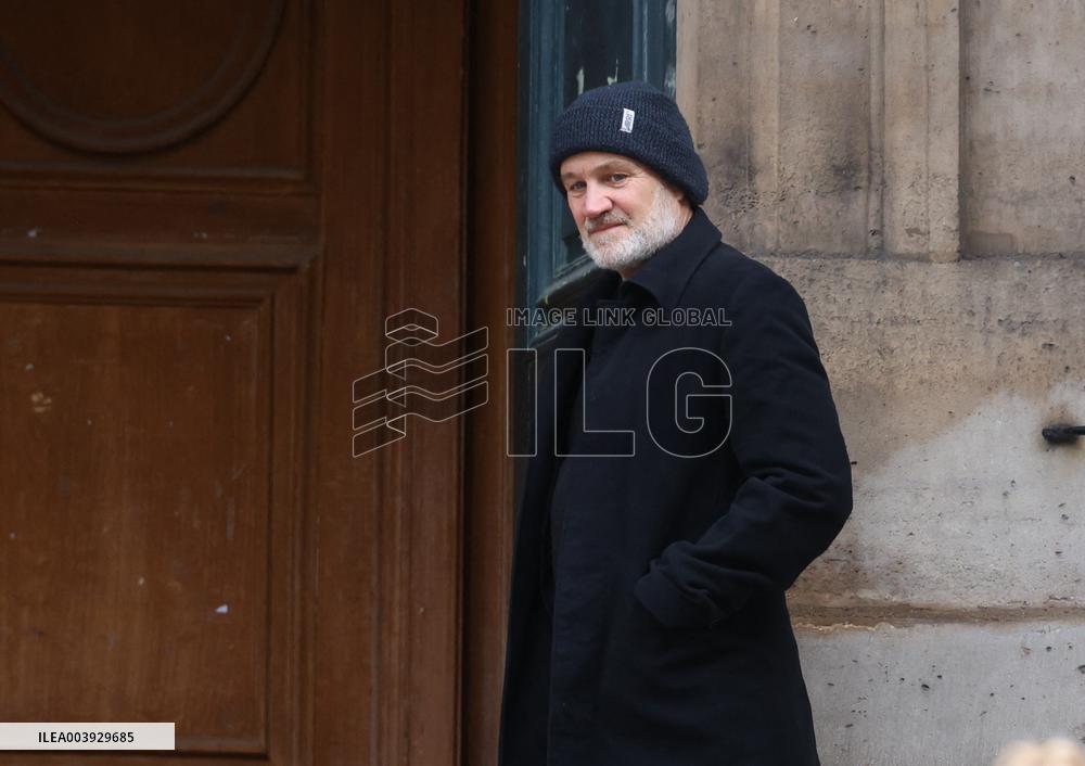 Bertrand Blier Funeral - Paris