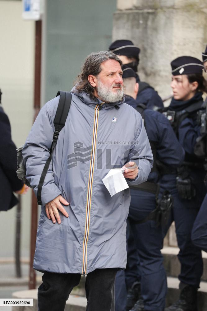 Bertrand Blier Funeral - Paris