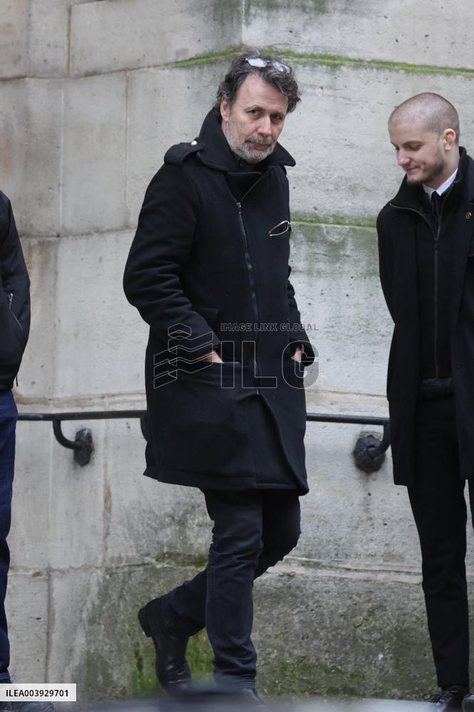 Bertrand Blier Funeral - Paris