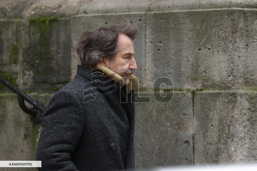 Bertrand Blier Funeral - Paris