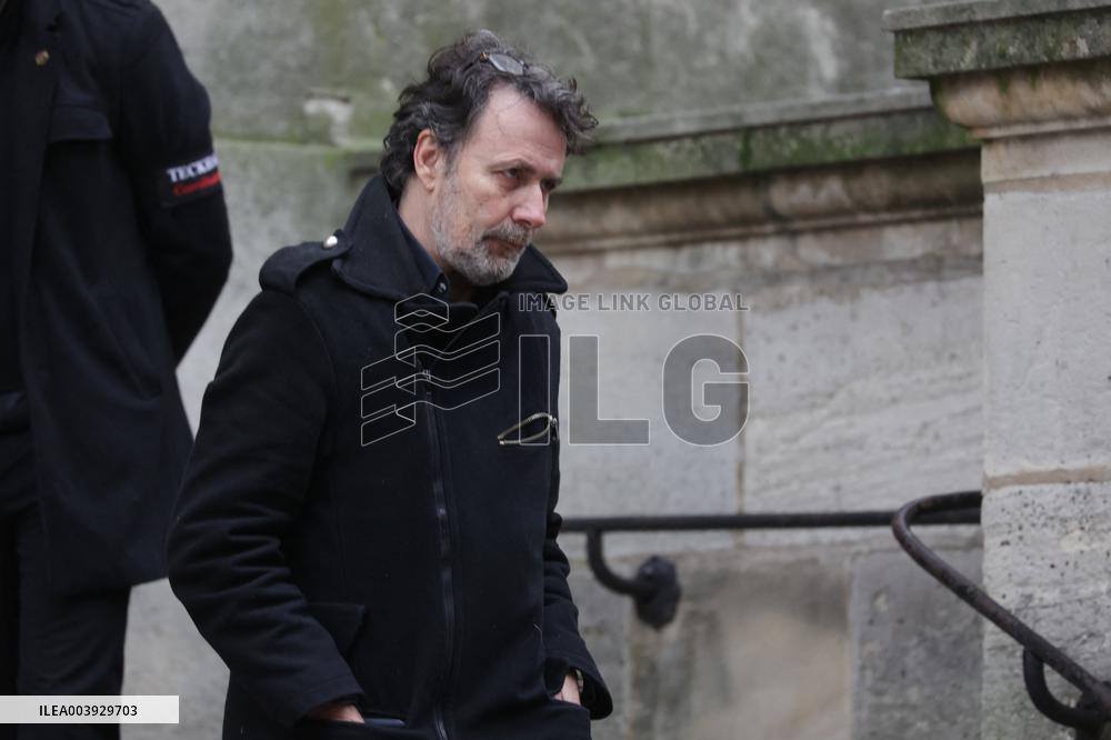 Bertrand Blier Funeral - Paris