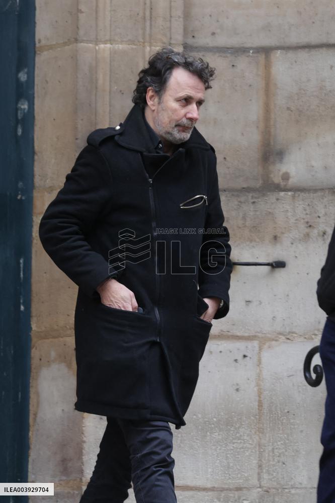 Bertrand Blier Funeral - Paris
