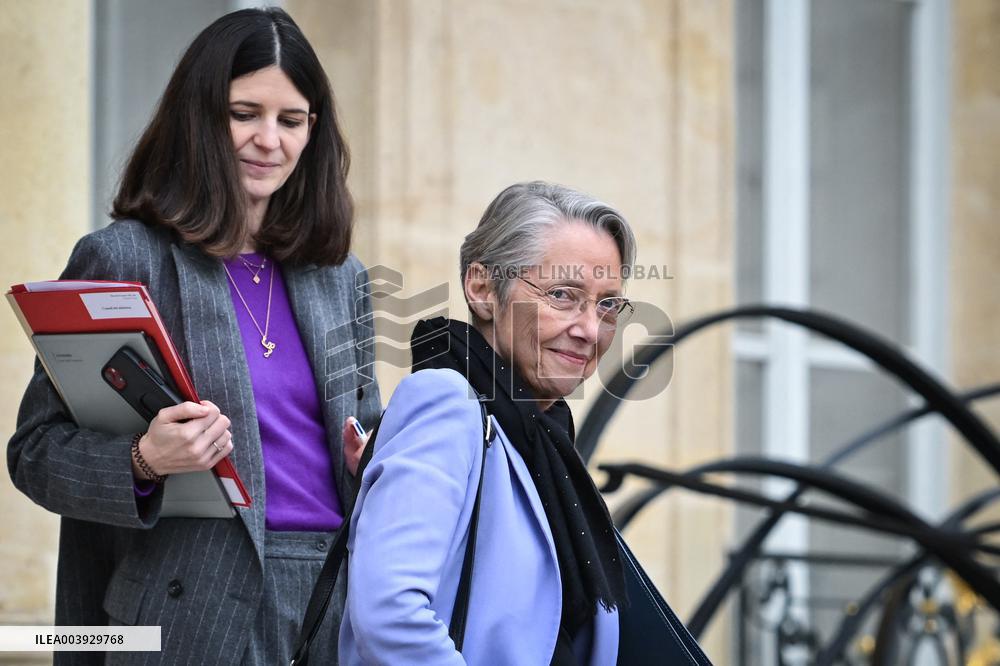 Council of Ministers at the Elysee Palace FA