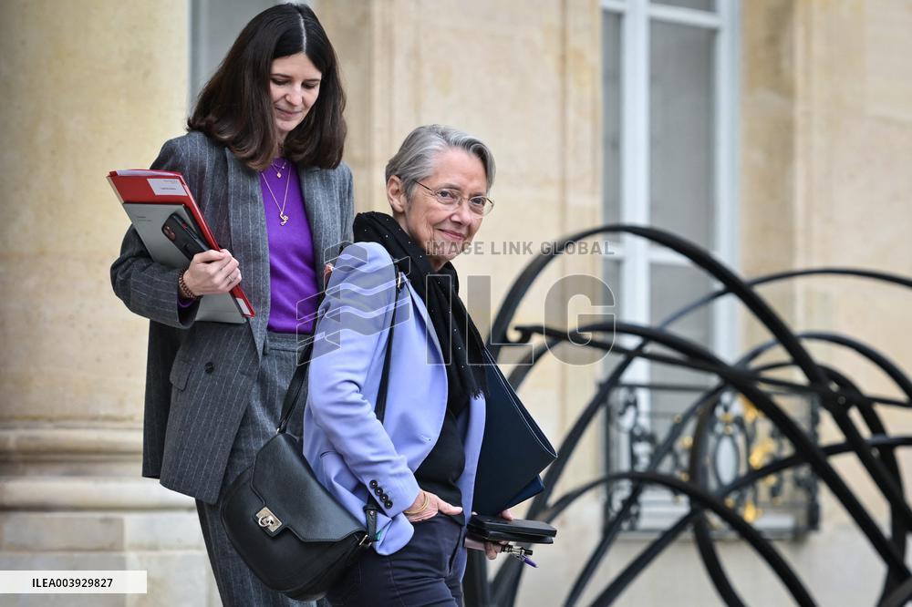 Council of Ministers at the Elysee Palace FA
