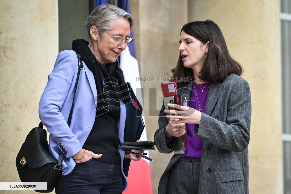 Council of Ministers at the Elysee Palace FA