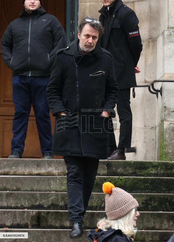 Bertrand Blier Funeral - Paris
