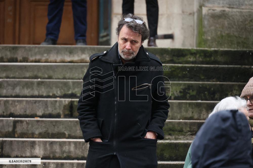 Bertrand Blier Funeral - Paris