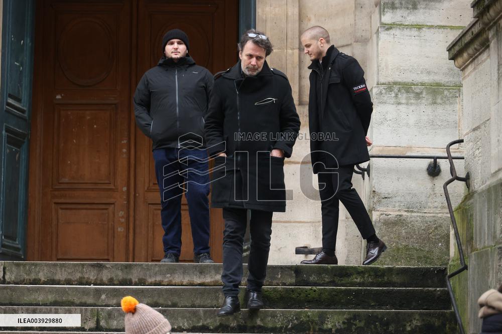 Bertrand Blier Funeral - Paris