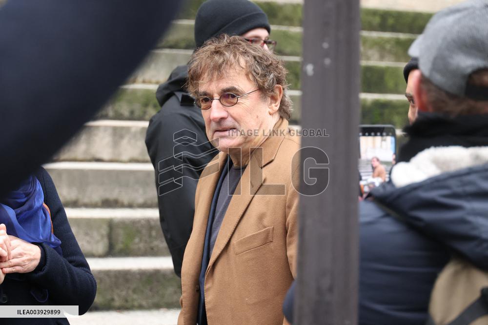 Bertrand Blier Funeral - Paris