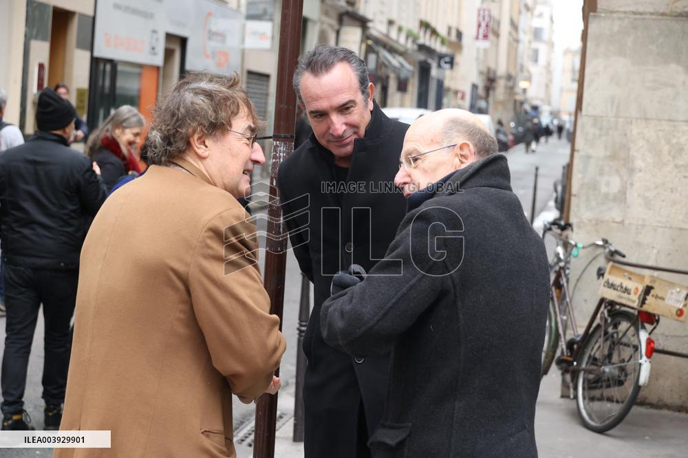 Bertrand Blier Funeral - Paris